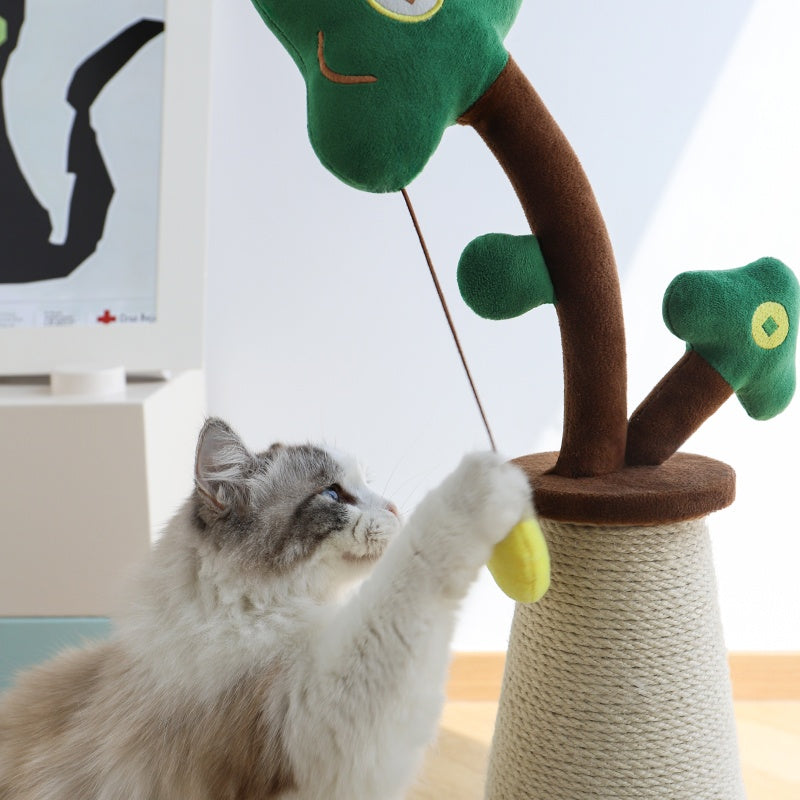 Vertical Money Tree Cat Scratching Pole