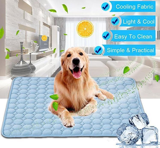 Dog / Cat Ice Silk Cold Nest Pad For Cooling In Summer