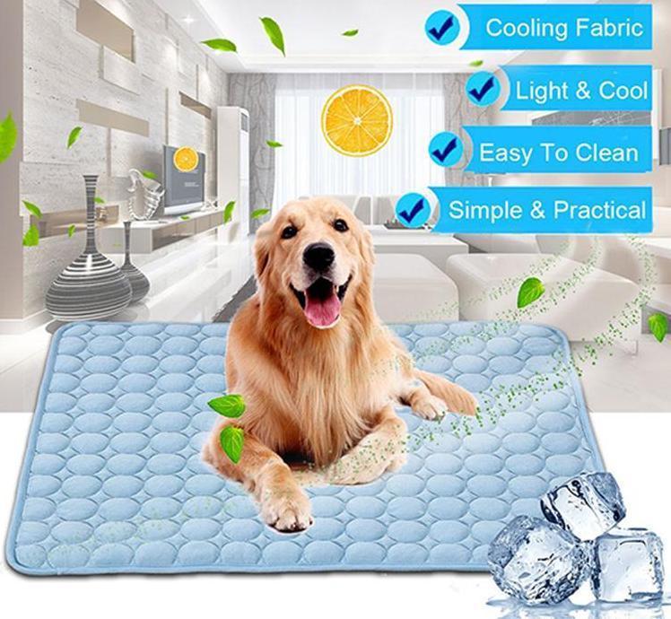 Dog / Cat Ice Silk Cold Nest Pad For Cooling In Summer