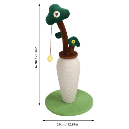 Vertical Money Tree Cat Scratching Pole