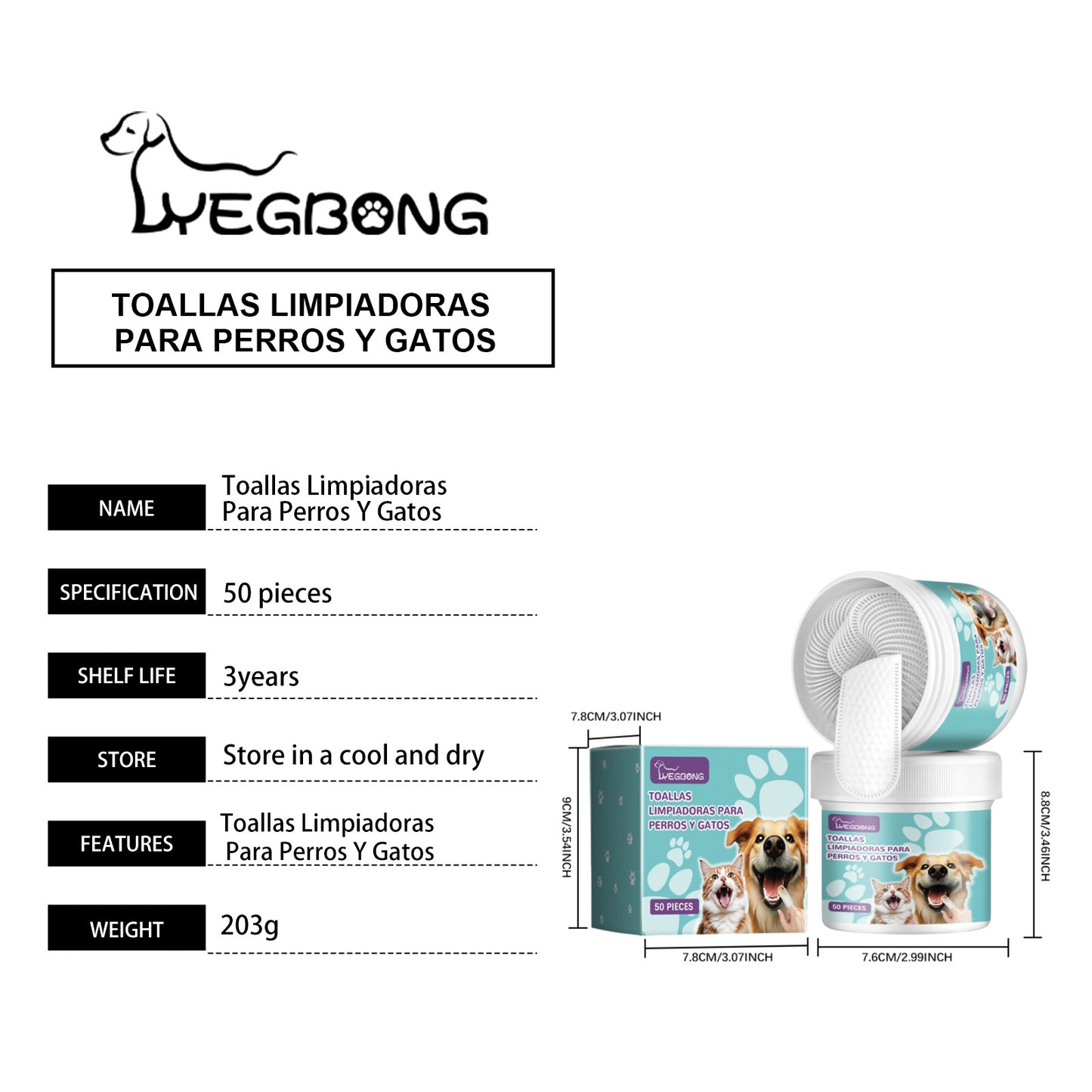 Pet Dental Teeth Cleaning Finger Wipes For Dogs & Cats -Selling On Amazon Is Prohibited