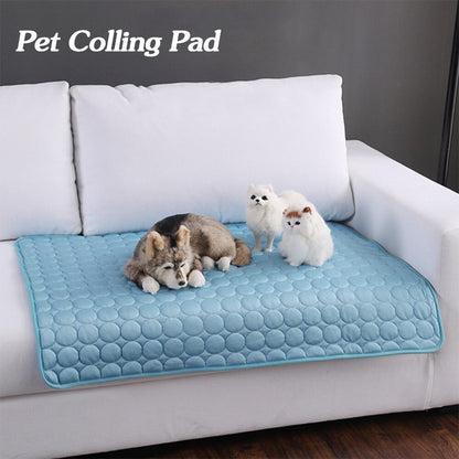 Dog / Cat Ice Silk Cold Nest Pad For Cooling In Summer