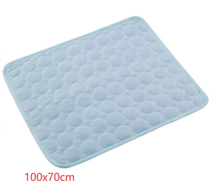 Dog / Cat Ice Silk Cold Nest Pad For Cooling In Summer