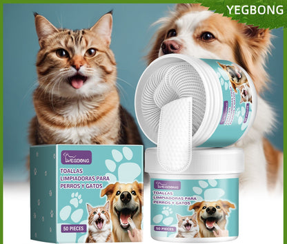 Pet Dental Teeth Cleaning Finger Wipes For Dogs & Cats -Selling On Amazon Is Prohibited