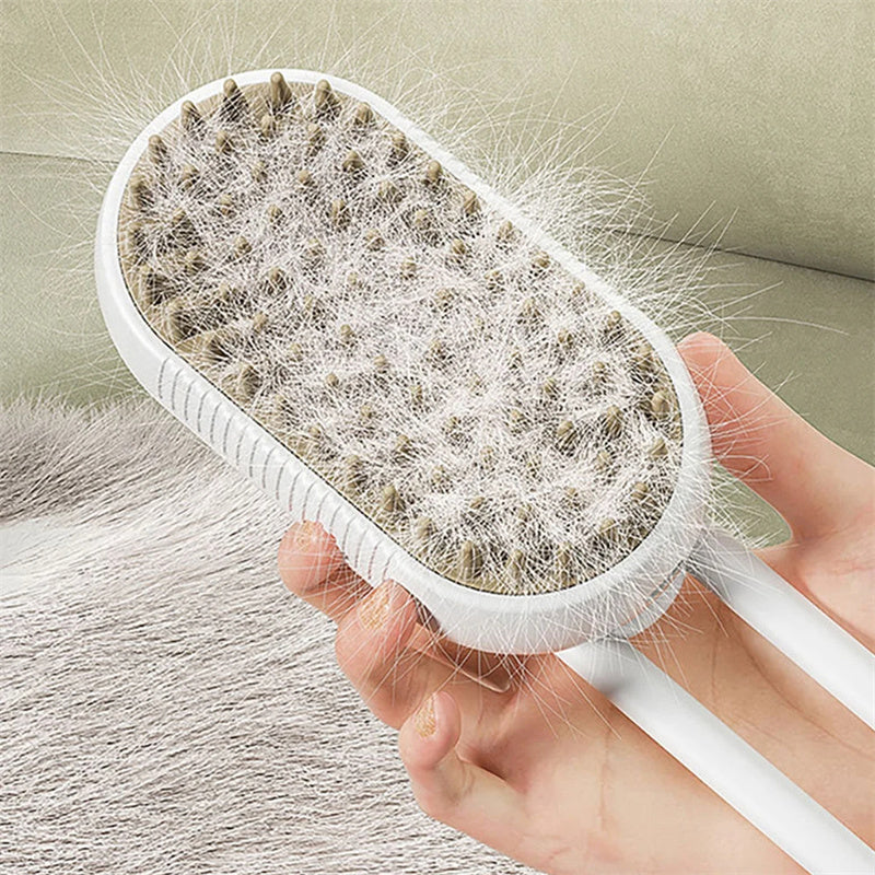 3 In 1 Electric Spray Cat Hair Brushes For Massage